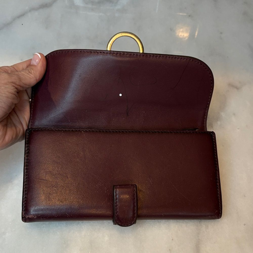 Michael Kors Wallet Leather Large Flap Closure Wallet Clutch - Picture 13 of 16